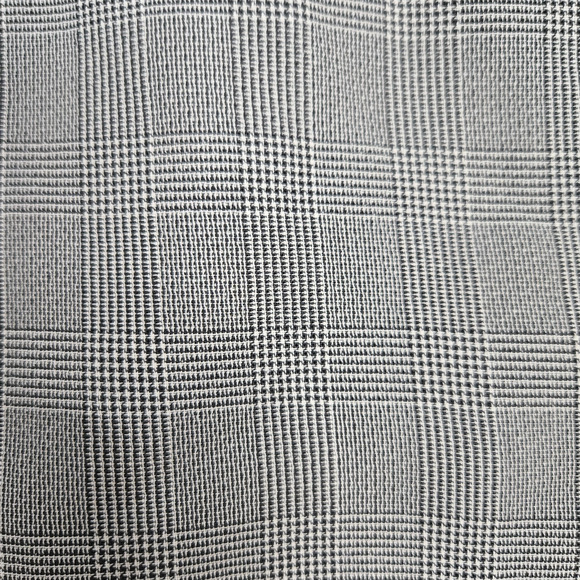 80s Vintage Gray Houndstooth Plaid Harve Benard Single Breasted Blazer Size 16 - Picture 6 of 10